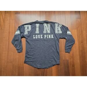 Vintage Victoria's Secret PINK sequin Sweatshirt Womens Sz Xs Y2K